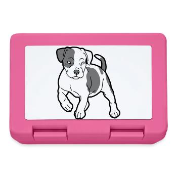 hund - Brotdose - Pink - Vorne