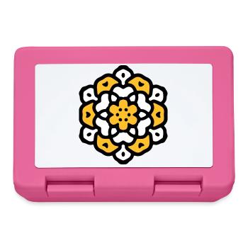 Fleur Fleur Mandala - Boîte à goûter - rose - Devant