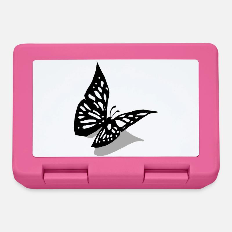 Butterfly 3D - Lunchbox - pink