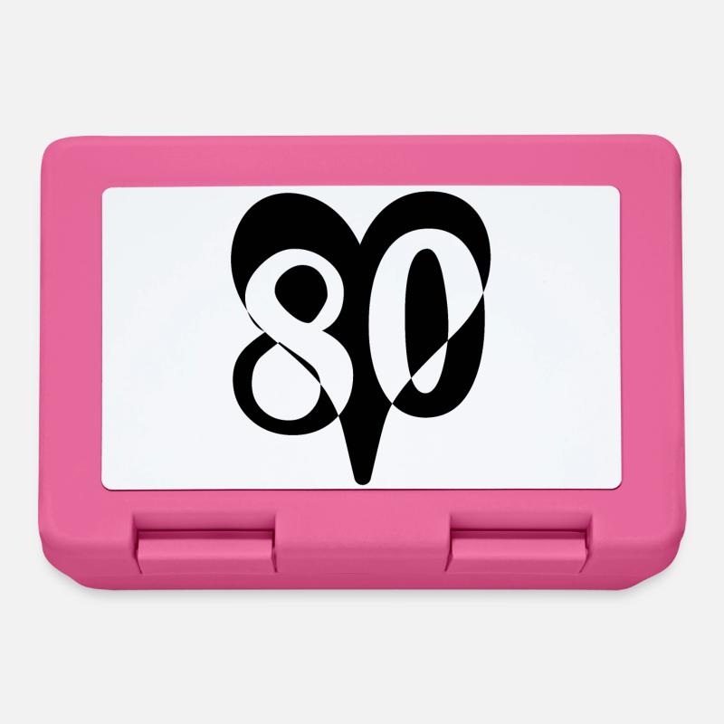 80th birthday - Lunchbox - pink