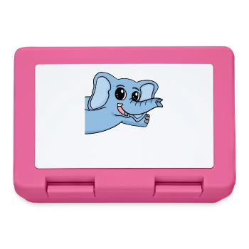 Elephant Greeting Greeting - Lunchbox - pink - Front