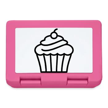 Cupcake - Brotdose - Pink - Vorne