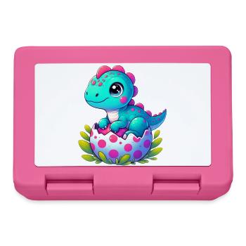 Dinosaur - Lunchbox - pink - Front