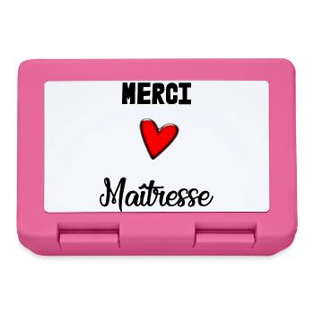 MISTRESS. THANK YOU. THANK YOU MISTRESS - Lunchbox - pink - Front
