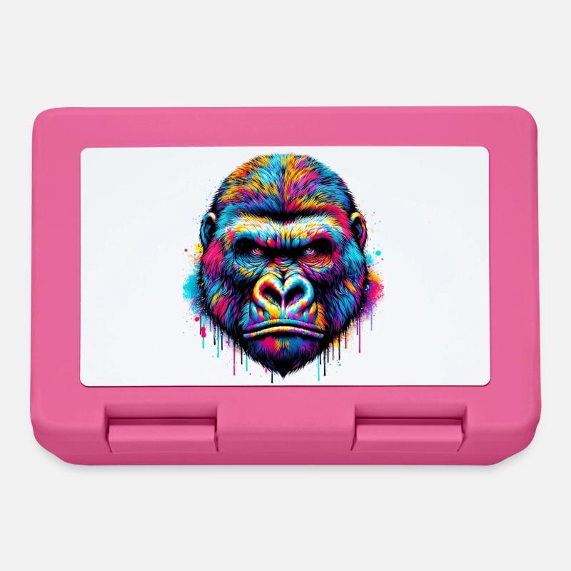 Gorilla - Lunchbox - pink