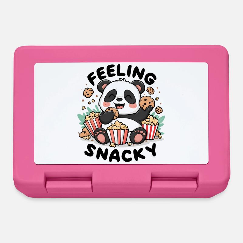 Panda - Feeling Snacky - Brotdose - Pink