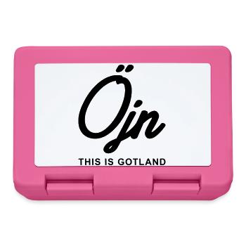 Das ist Gotland - Öjn - Brotdose - Pink - Vorne