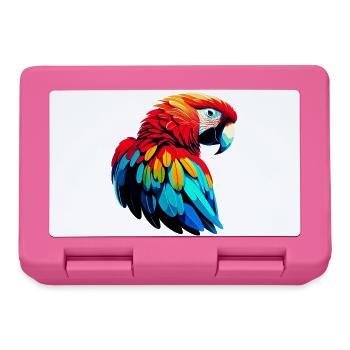 Parrot - Lunchbox - pink - Front
