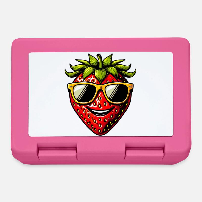 Erdbeeren Erdbeeren - Brotdose - Pink