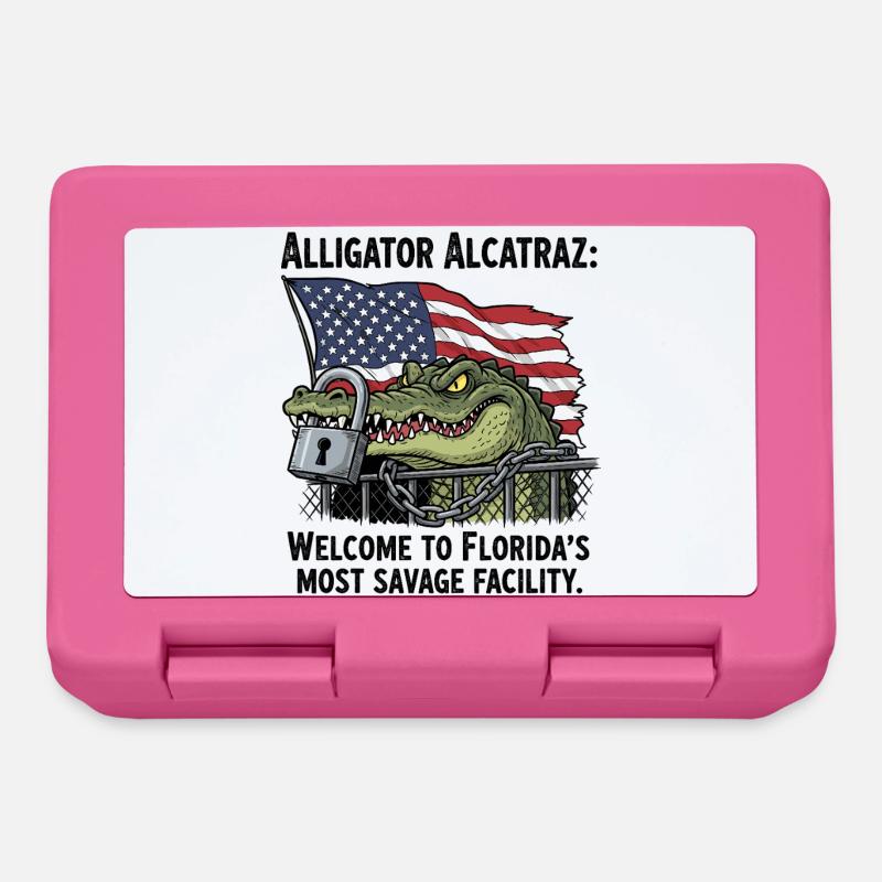 Alligator Alcatraz : l’installation la plus sauvage de Floride - Boîte à goûter - rose