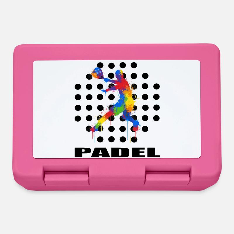 Padel - Boîte à goûter - rose