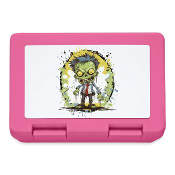 Zombie Comic Splatter - Brotdose - Pink - Vorne