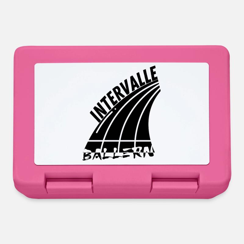 Tempo ohne Grenzen. Intervalle machen Dich schnell - Brotdose - Pink