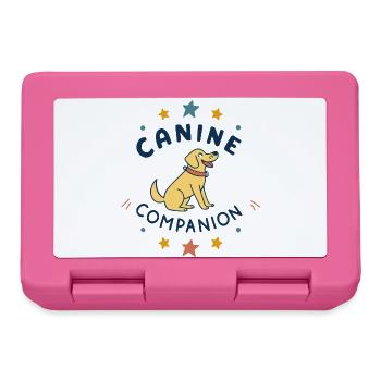 Rainbow Companion Dog - Lunchbox - pink - Front