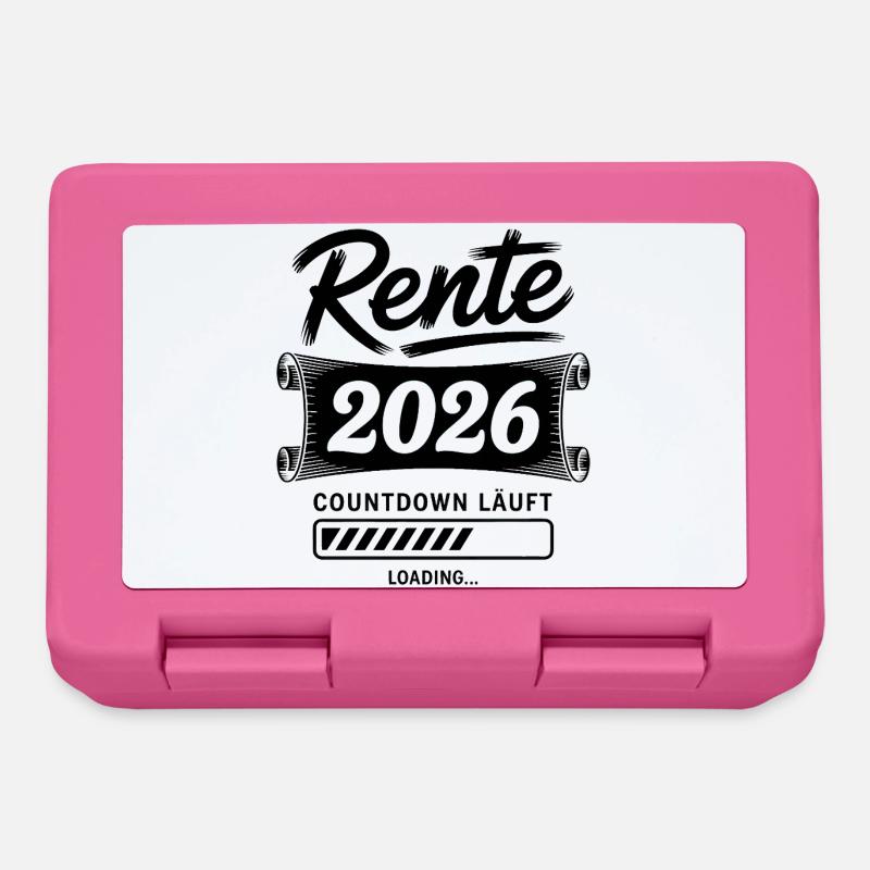 Rente 2026 Countdown - Brotdose - Pink