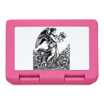 Greek goodess with a skull  - Lunchbox - pink - Front