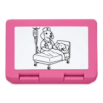 Clinic Dogs Nursing Dog Edition - Lunchbox - pink - Front