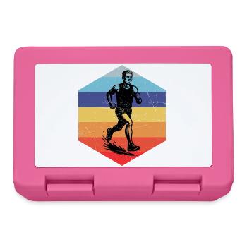 Running Liebe klarer Look für Rennen - Brotdose - Pink - Vorne
