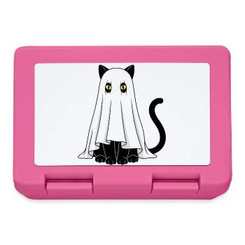 Ghost Cat Veil Ghost - Lunchbox - pink - Front