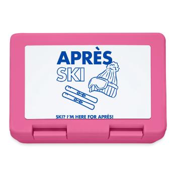 Après Ski Logo Beanie Skis - Brotdose - Pink - Vorne