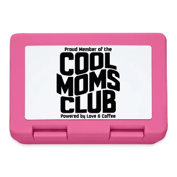 Mama Geschenk Muttertag - Cool Moms Club - Brotdose - Pink - Vorne