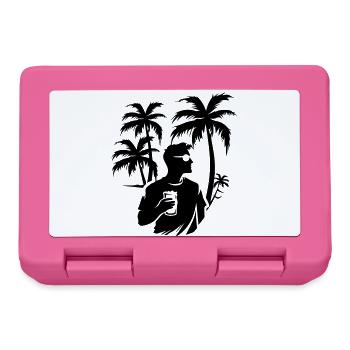 Fête Silhouette Holiday - Boîte à goûter - rose - Devant