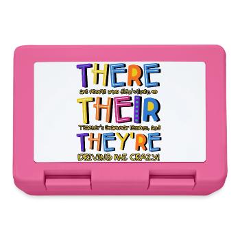 There Are People Who Didn't Listen - Lunchbox - pink - Front