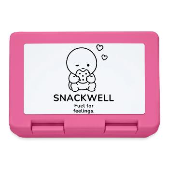 Snackwell – Carburant pour les émotions | Ambiance Snack Douillet - Boîte à goûter - rose - Devant
