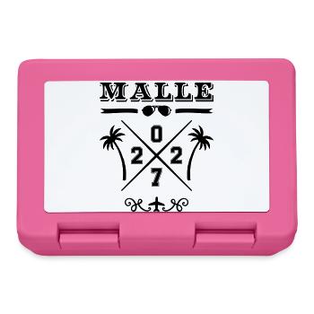 Malle 2027 - Brotdose - Pink - Vorne