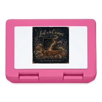 Lost in the Cosmos Vintage Poster Sternenhimmel - Brotdose - Pink - Vorne