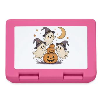 Cute Ghosts Shirt for Kids & Women - Lunchbox - pink - Front