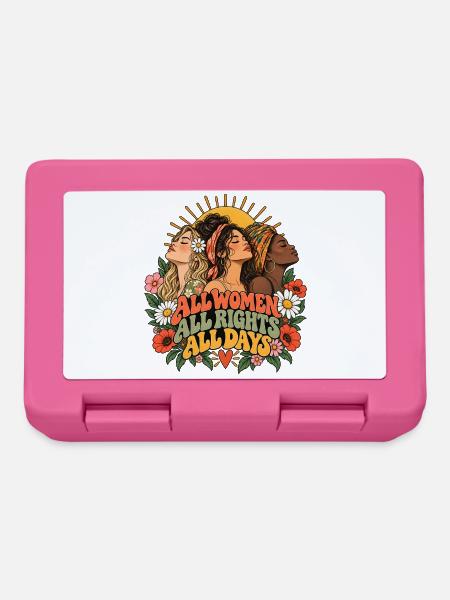 "All Women All Rights" - Brotdose - Pink