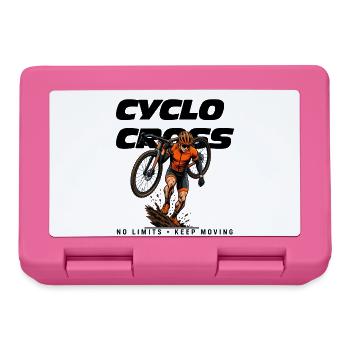 Cyclocross No Limits - Keep Moving Fahrrad T-Shirt - Brotdose - Pink - Vorne