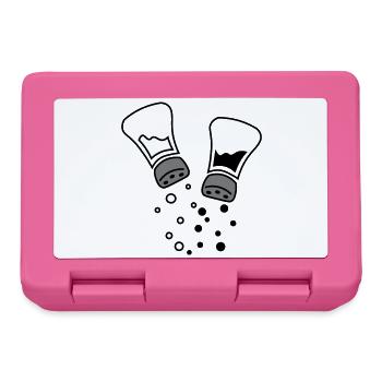 Salière et poivrière - des amis pour toujours :) - Boîte à goûter - rose - Devant