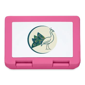 Pfau - Brotdose - Pink - Vorne