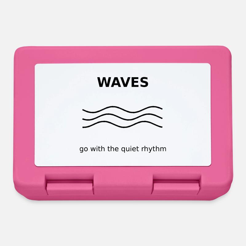 Waves - Lunchbox - pink