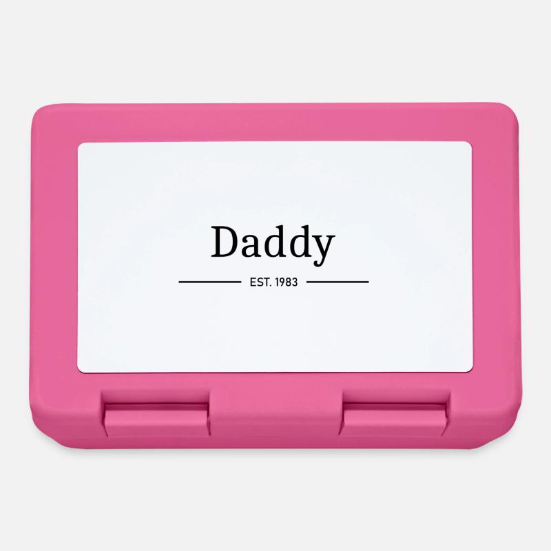 Daddy EST. 1983 - Lunchbox - pink