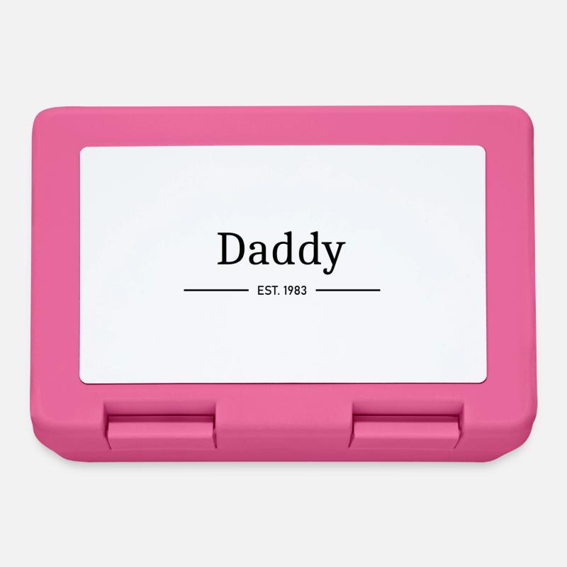 Daddy EST. 1983 - Lunchbox - pink