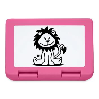 Lion - Lunchbox - pink - Front