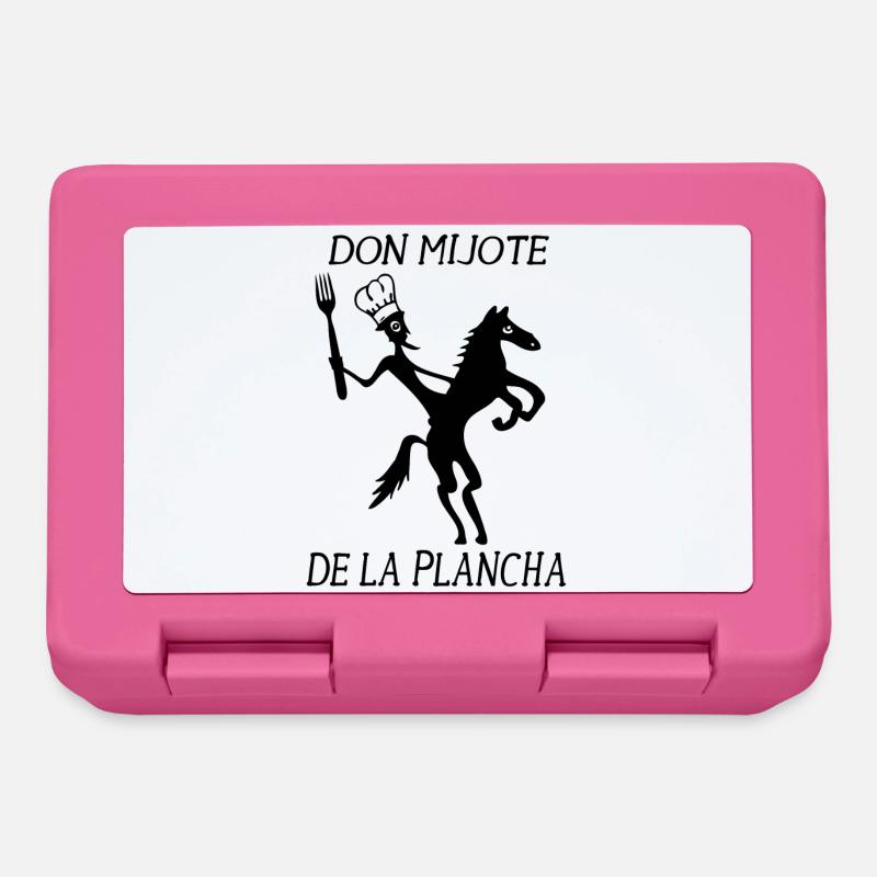 Don Mijote De La Plancha ! - Boîte à goûter - rose