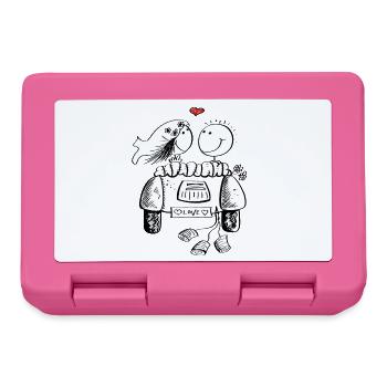 Voiture de mariage avec amour couple de mariage - Boîte à goûter - rose - Devant