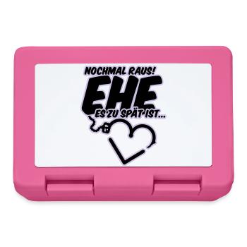 bachelor party wedding shower wedding - Lunchbox - pink - Front