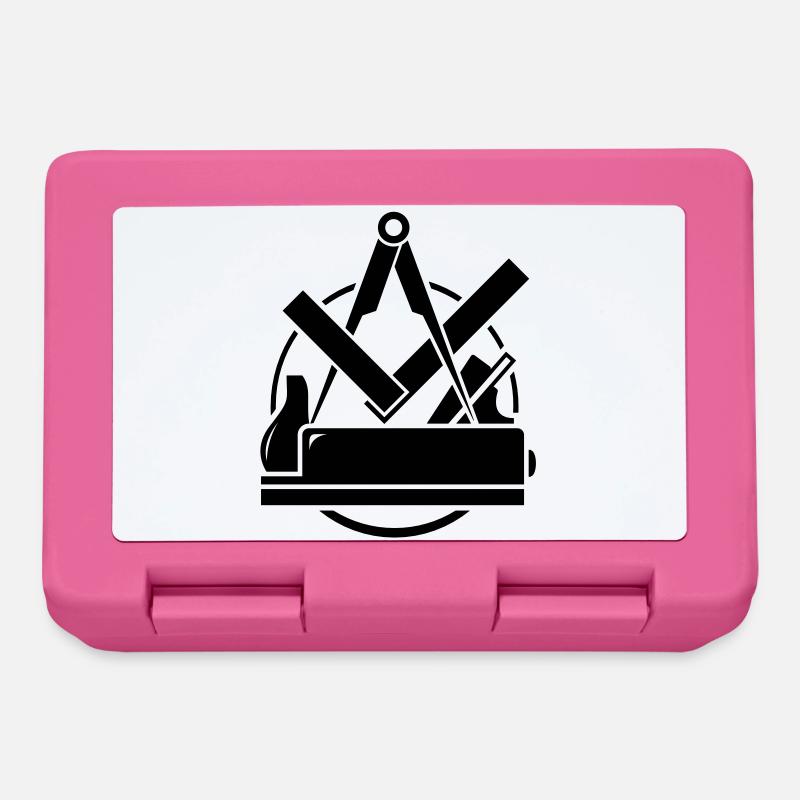 Emblème Carpenter, Carpenter Logo - Boîte à goûter - rose