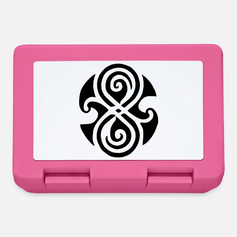 Symbole celte noir - Boîte à goûter - rose