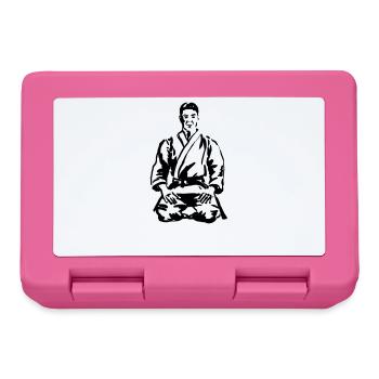 karate - Boîte à goûter - rose - Devant