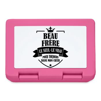 Belle Beau-Frère / Belle-Sœur / Beau Frere / Belle - Boîte à goûter - rose - Devant