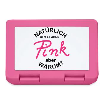 Pink Fan - Brotdose - Pink - Vorne