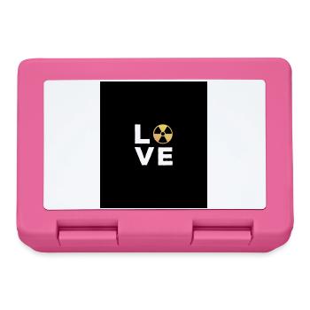 Liebesgeschenk Manip Radioologe Radiologie - Brotdose - Pink - Vorne