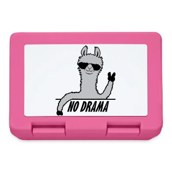 No Drama Lama - Brotdose - Pink - Vorne
