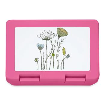 dried flowers flower meadow - Lunchbox - pink - Front